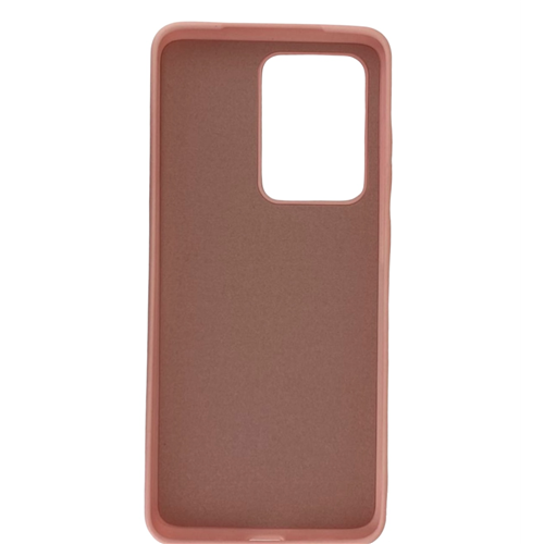 Чехол для Samsung S20 Ultra силиконовый нежно розовый 1-satelonline.kz