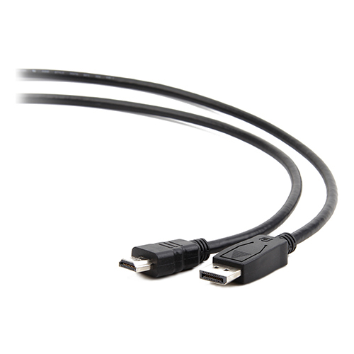 Кабель DisplayPort-HDMI Cablexpert CC-DP-HDMI-5M, 5м, 20M/19M, черный, экран, пакет 1-satelonline.kz