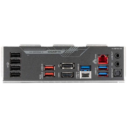 MB Socket1700, ATX, iZ690 (DP+HDMI, GNIC), Gigabyte Z690 GAMING X DDR4, 4DDR4, 3PCIx16 5