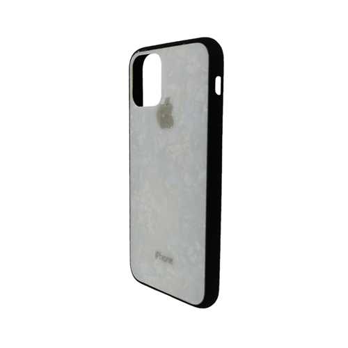 Чехол Apple iPhone 11 Pro силикон, мрамор белый 1-satelonline.kz
