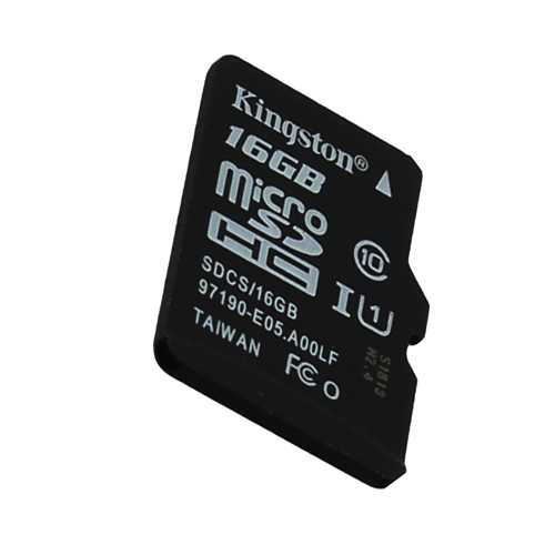 Карта памяти MicroSD 16GB Class 10 U1 Kingston SDCS/16GB 5
