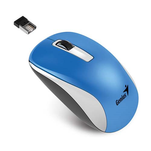 Компьютерная мышь Genius NX7010 WH+Blue 2