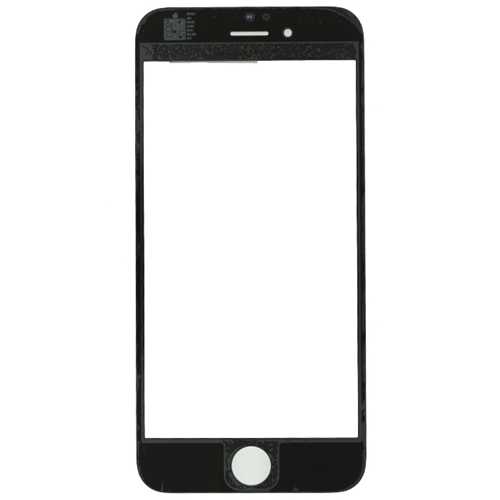 Стекло Apple iPhone 6/6s, черный  (Дубликат - среднее качество) 1-satelonline.kz