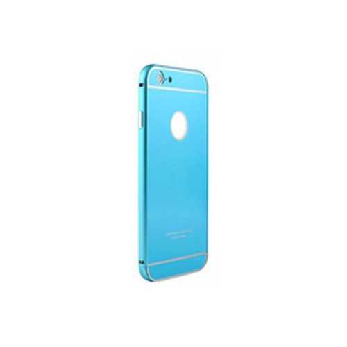 Чехол и Бампер (FASHION) iPhone 6 Plus/6s Plus 2в1 металлический бампер, синий (Blue) 1-satelonline.kz