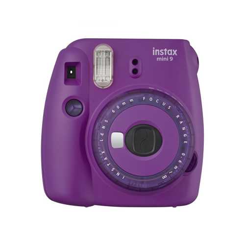 Цифровой Фотоаппарат FUJIFILM INSTAX MINI 9 Clear Purple в подарочной коробке 1-satelonline.kz