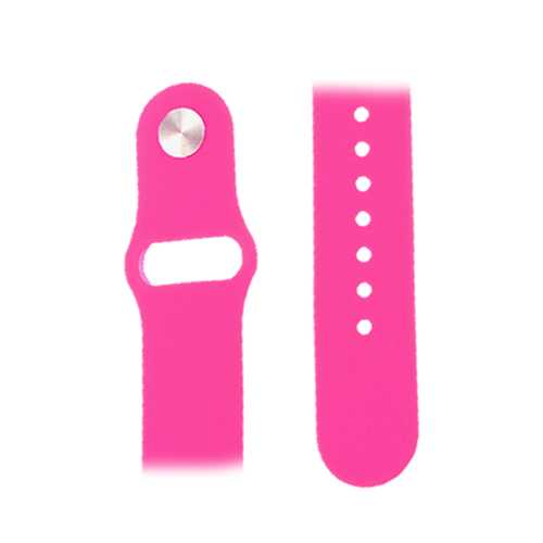 Спортивный ремешок COTEetci Apple Watch 38mm, силиконовый, розовый 1-satelonline.kz