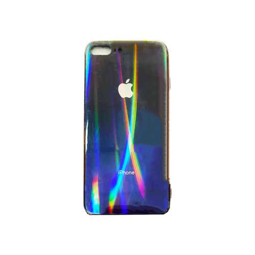 Чехол Apple iPhone 7 Plus/8 Plus, силиконовый, хамелеон темно-синий 1-satelonline.kz