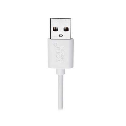 Кабель USB Totu 2в1 Micro USB + Lightning белый 1-satelonline.kz