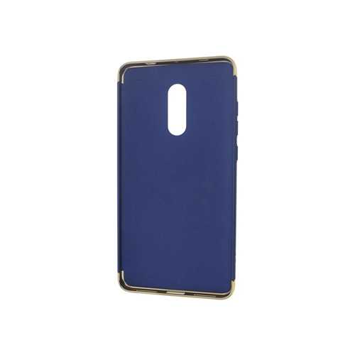 Чехол Xiaomi Redmi Note 4 пластиковый сине-золотой 1-satelonline.kz