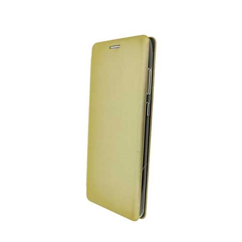 Чехол книжка Samsung Galaxy A9 (A920) кожзам, золотой 2