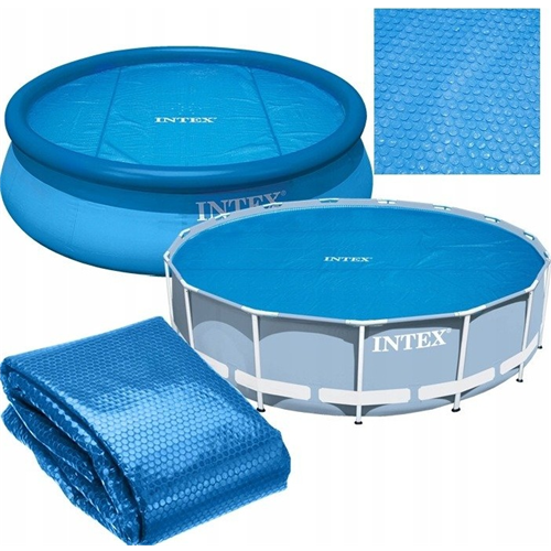 Тент солнечный для бассейнов диаметром 457 см, INTEX, 29023, PE, Синий, Сумка 3