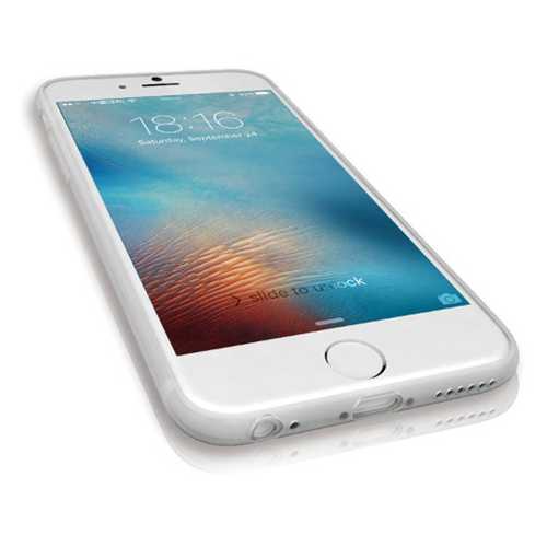 Чехол Apple iPhone 6/6S, силиконовый, прозрачный 2