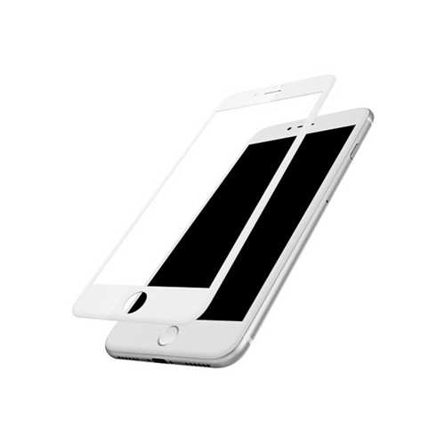 Защитное стекло Baseus 3D Apple iPhone 7 Plus/8 Plus белый с гелевой окантовкой 1-satelonline.kz