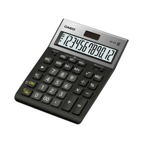 Калькулятор настольный CASIO GR-120-W-EP 1-satelonline.kz
