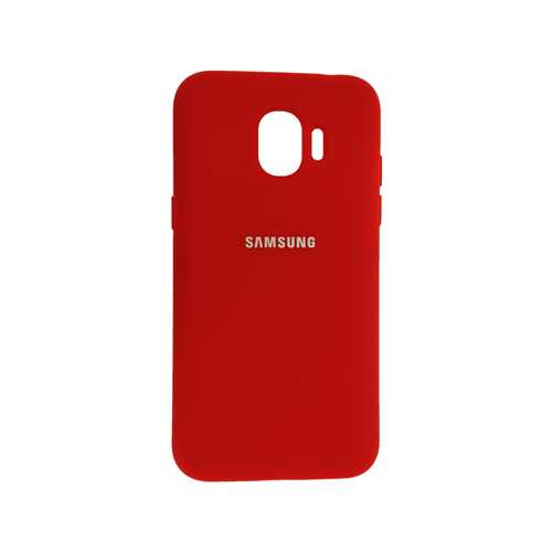 Чехол Samsung Galaxy J2 Pro (2018), Silicone cover, красный 1-satelonline.kz