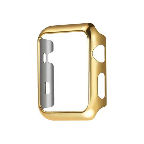 Чехол Apple Watch 38mm, пластиковый, золото 1-satelonline.kz