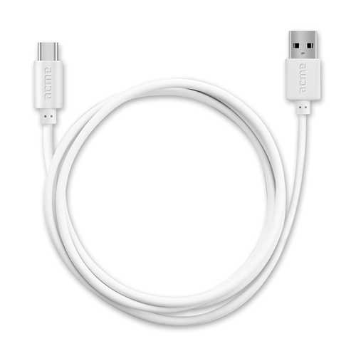 Кабель USB ACME CB1042W USB type-C cable, 2m White 4