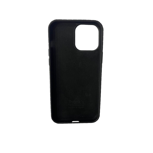 Чехол для IPhone 13 Pro Max Piblue Drop кожзам чёрный, с визитницей 2