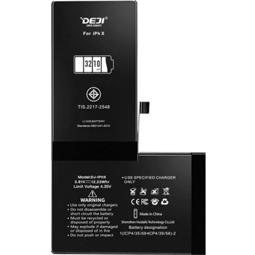Аккумуляторная батарея Deji Apple Iphone XS, 3210mAh (Альтернативный бренд с оригинальным качеством) 1-satelonline.kz