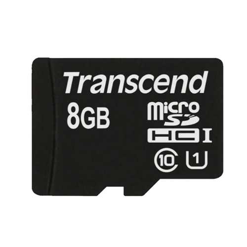 Карта памяти MicroSD 8GB Class 10 U1 Transcend TS8GUSDCU1 1-satelonline.kz
