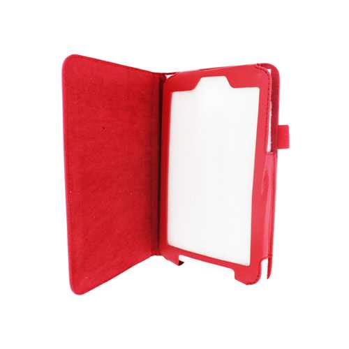 Чехол-книжка Samsung Galaxy Tab 3 7.0 Lite SM-T110/T111, кожзам, красный 3