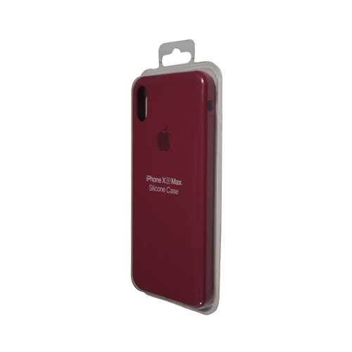 Чехол для Apple iPhone Xs Max Silicone Case красный 1-satelonline.kz