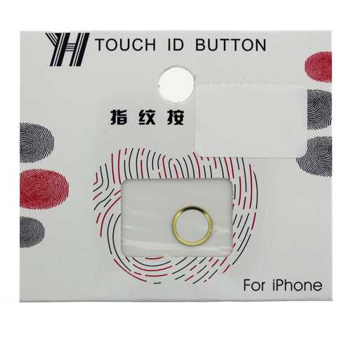 Кнопка сенсорного идентификатора для Apple iPhone 5/5S/6/6S/6 Plus/6S Plus/7/7 Plus, золото 2