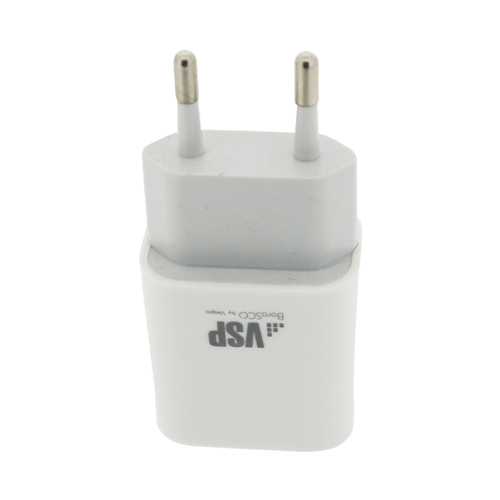 Сетевое зарядное устройство BoraSCO 2 USB, 2,1A белый (VSP) 3
