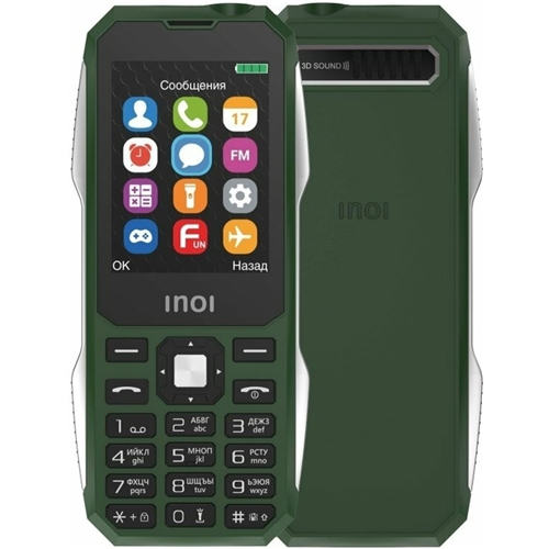Мобильный телефон INOI 246Z зеленыйI 1-satelonline.kz