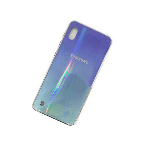 Чехол Samsung Galaxy A10 (2019) силиконовый, хамелеон голубой 2