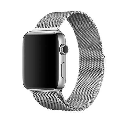 Ремешок Apple Watch 42mm Silver Milanese Loop 3