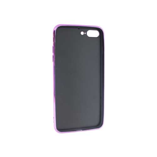 Чехол Apple iPhone 7 Plus/8 Plus, силиконовый, хамелеон розовый-желтый 2