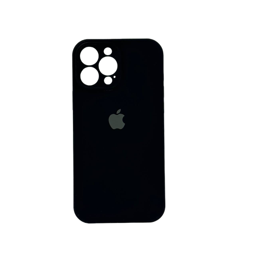 Чехол для IPhone 13Pro Max, силиконовый черный, с защитой камеры 2