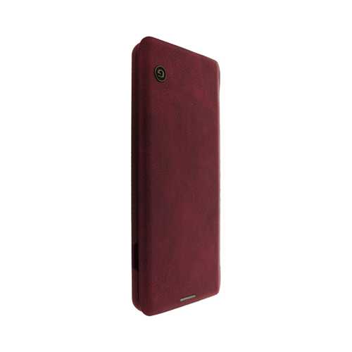 Чехол-книжка Samsung Galaxy S10, кожзам, красный 1-satelonline.kz