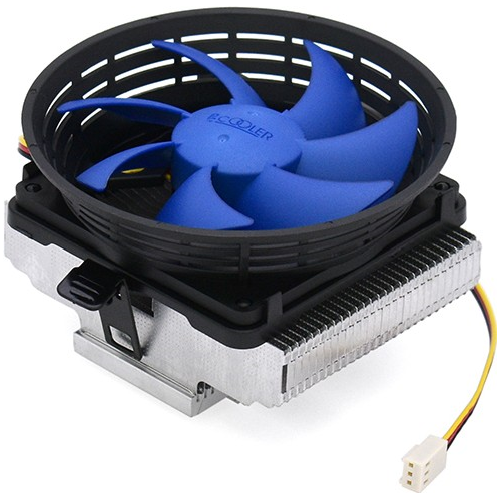 Cooler PCCooler, for S1200/115x/775/AMD, Q100 v2, 2200rpm, 66W, blue 1-satelonline.kz