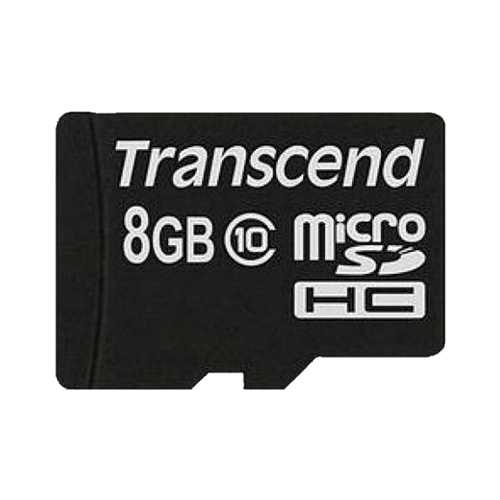 Карта памяти MicroSD 8GB Class 10 Transcend TS8GUSDC10 1-satelonline.kz