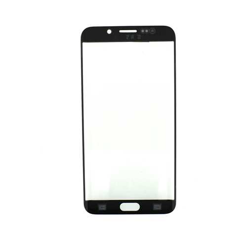 Стекло Samsung Galaxy S6 Edge Plus SM-G928F, черный (Black) (Дубликат - качественная копия) 2