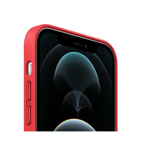 IPhone 12 Pro Max Silicone Case Mag Safe red 2