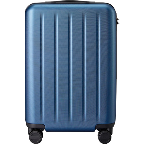 Чемодан, NINETYGO, Danube Luggage 20'' (New version), 6941413216845, 39 литров, 3,2 кг, 56.5×37.5×23 см, Поликорбонат и полиэстер, Синий 2