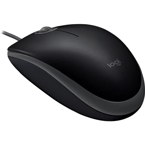 Mouse Logitech B110 Silent, optical, 2+1 buttons, USB, [910-005508], black 2