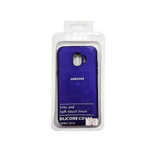 Чехол Samsung Galaxy J2 Pro (2018), Silicone cover, фиолетовый 2