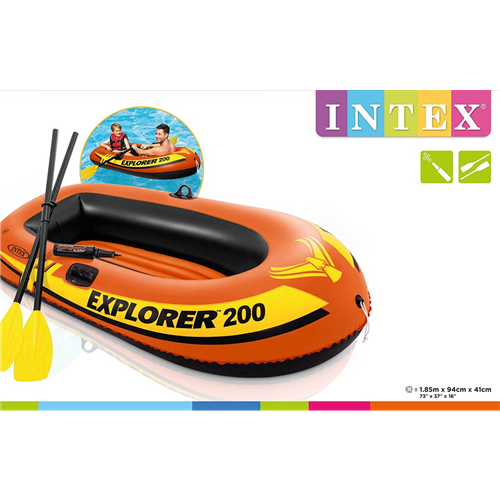 Надувная лодка INTEX-LUX 58331NP оранжевый 3