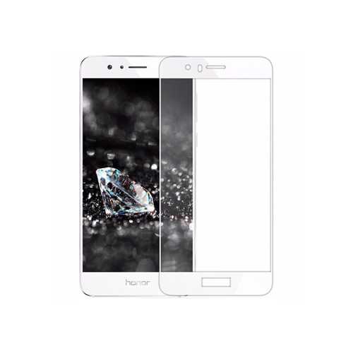 Защитное стекло 3D Huawei Honor 8, белый 1-satelonline.kz