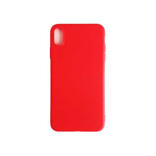 Чехол силиконовый BoraSCO для Apple iPhone Xs Max (красный) 1-satelonline.kz