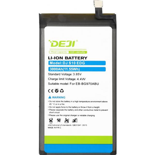 Аккумуляторная батарея Deji Samsung Galaxy S10Plus G977, (EB-BG977ABU), 4100mah (Альтернативный бренд с оригинальным качеством) 1-satelonline.kz
