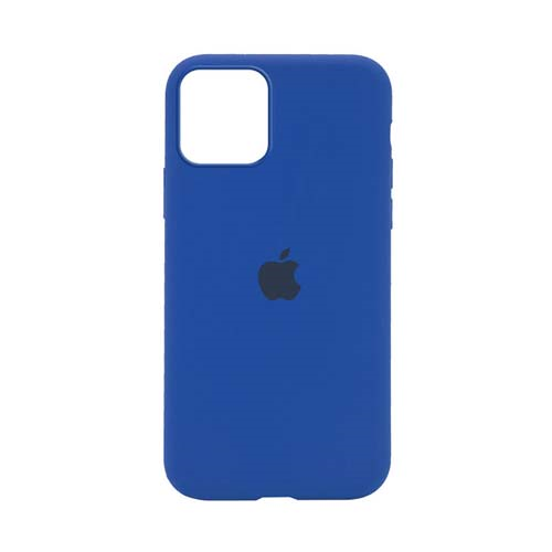 Чехол Apple iPhone 12 Pro Max силиконовый, синий 1-satelonline.kz