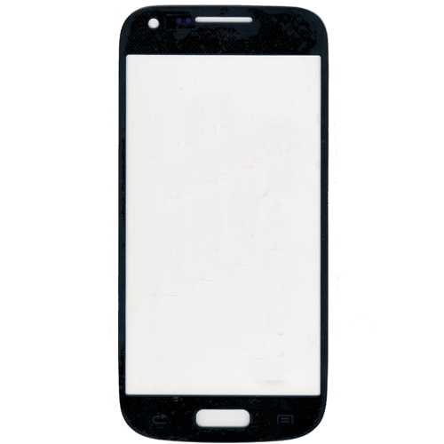 Стекло на дисплей Samsung Galaxy S4 Mini GT-i9192/9190, синий (Дубликат - качественная копия) 1-satelonline.kz
