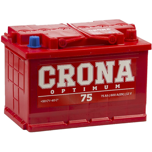 Аккумулятор Crona 75Ah АПЗ -/+ 1-satelonline.kz