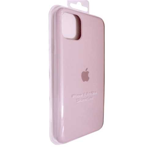 Чехол Apple iPhone 11 Pro Max Silicone Case, бежевый 1-satelonline.kz