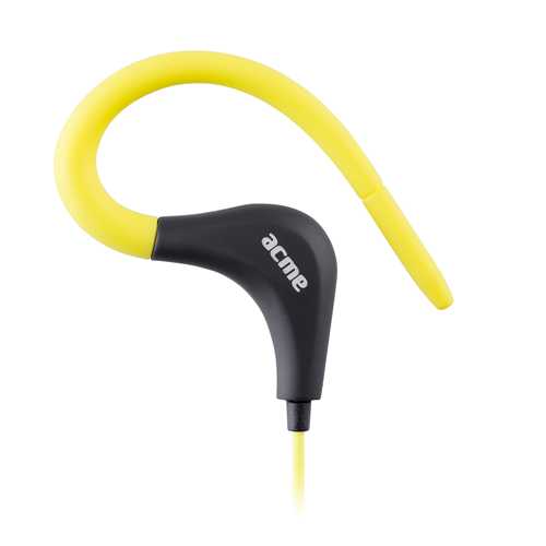 Проводные наушники ACME HE17Y Sports action earphones with microphone in-line control/ Yellow 4